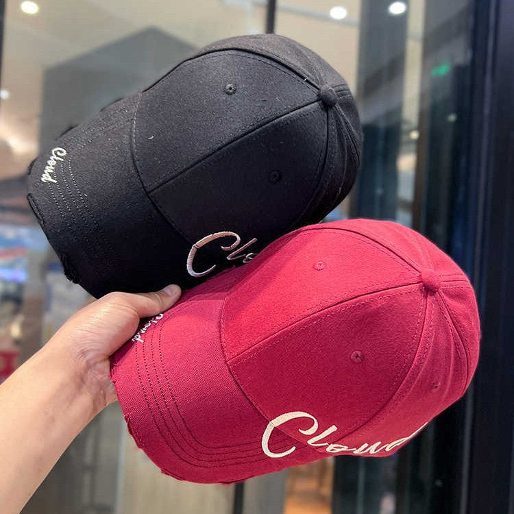Damen lässige Baumwoll-Baseballcap im Used-Look Skanto
