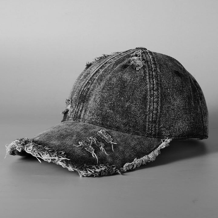 Herren Baseballkappe im Used-Look aus Vintage-Denim Skanto