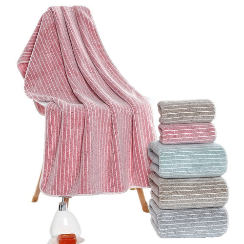 Frottierhandtuch-Set mit luxuriösem Streifenmuster Skanto