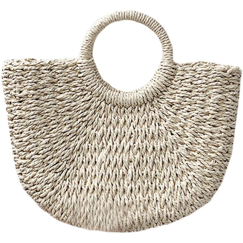 Strandtasche aus handgewebtem Naturmaterial Skanto