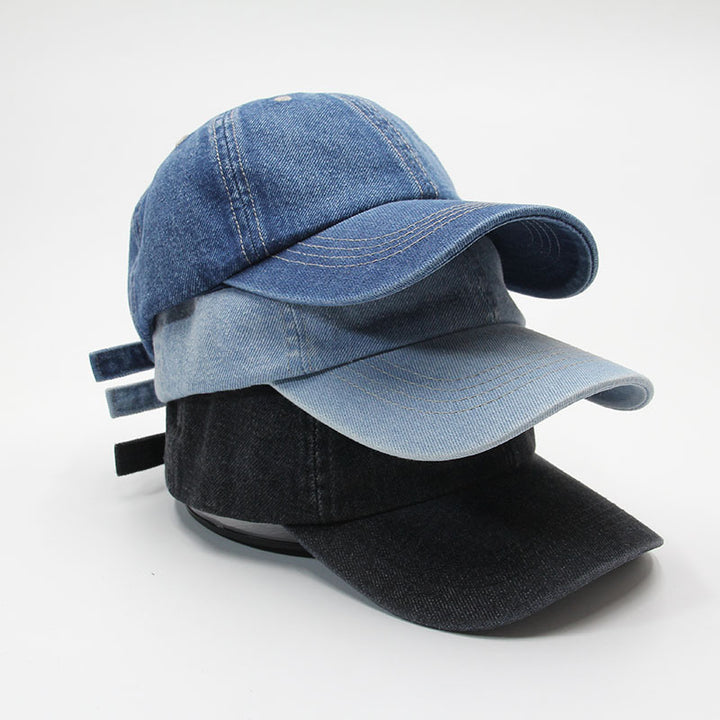 Lässige, verstellbare Damen-Baseballcap aus Denim Skanto
