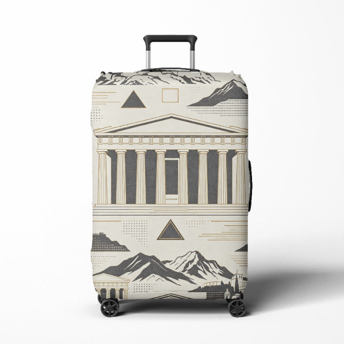 Damenkoffer Skanto mit elegantem Barockmuster