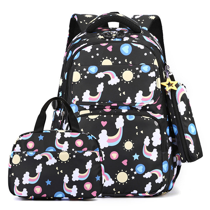 Stylische Schultasche mit abnehmbarem Zubehör Skanto