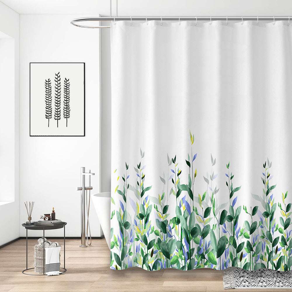 Duschvorhang Skanto mit Blumendesign
