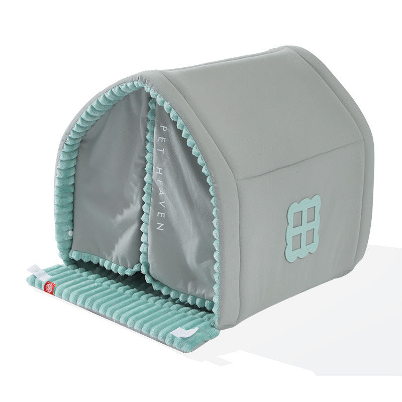 Gemütliches umzäuntes Hundebett