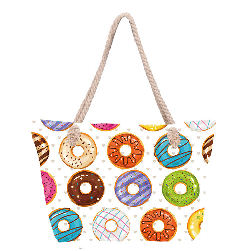 Strandtasche mit stilvollem Blumendesign Skanto