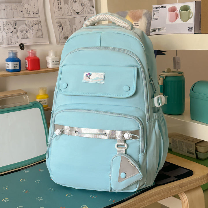 Vielseitiger Schulrucksack mit mehreren Fächern