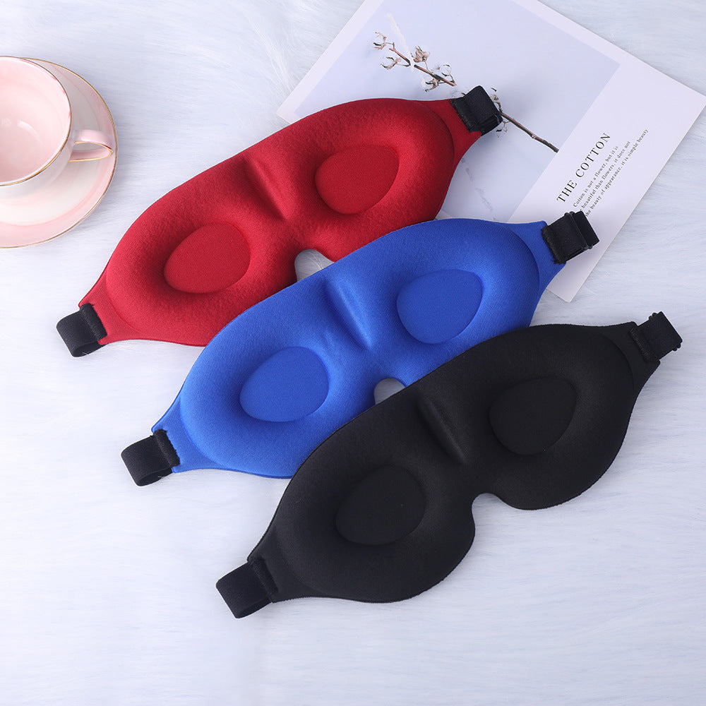 Unisex Ergonomische 3D-Schlafmaske mit konturierten Augenhöhlen und verstellbarem Komfortband Skanto