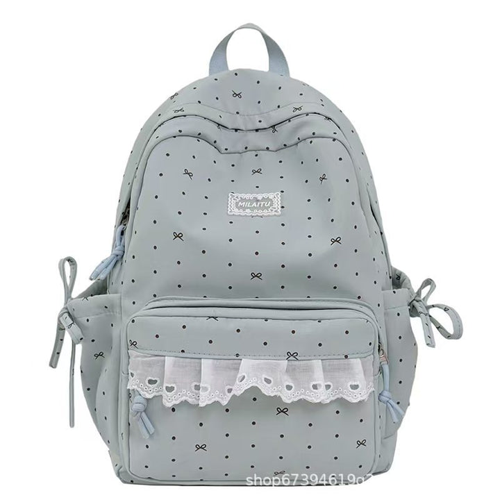 Dekorativer geraffter Rucksack Skanto