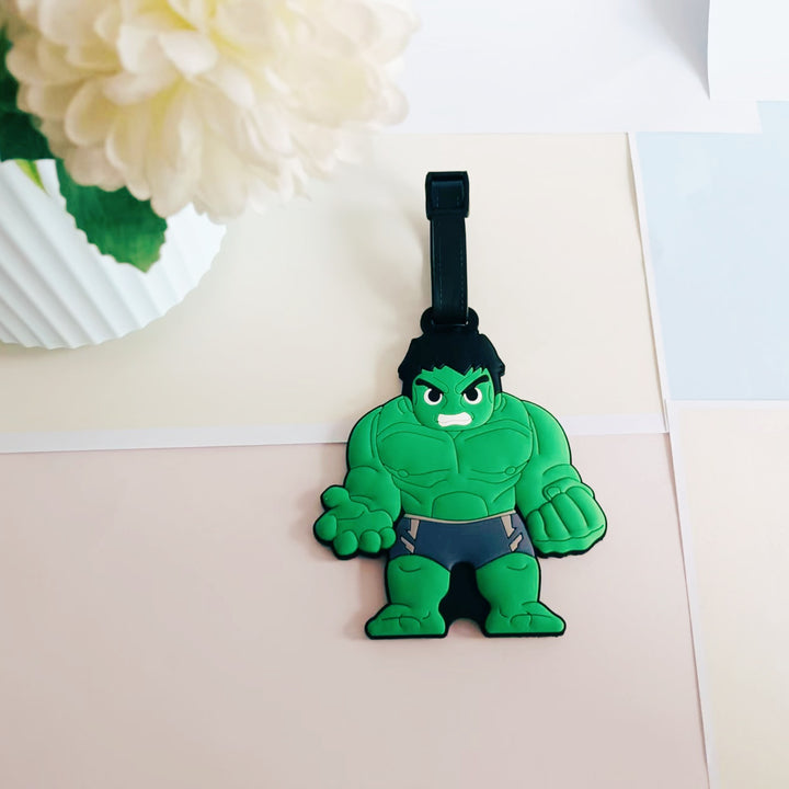 Unisex Silikon-Kofferanhänger Superhelden-Motiv Skanto