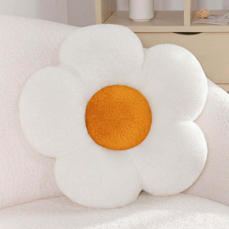 Plüsch-Sitzkissen in Blumenform Skanto