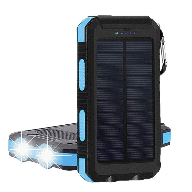 Solarbetriebene Powerbank mit dualem USB-Anschluss Skanto