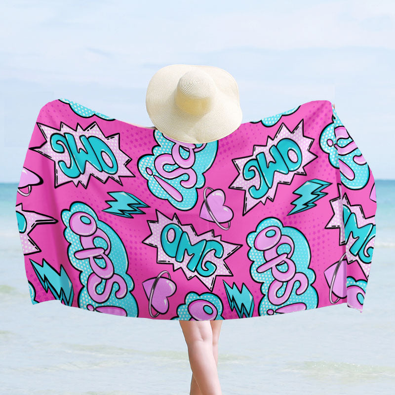 Strandtuch mit maritimem Design Skanto
