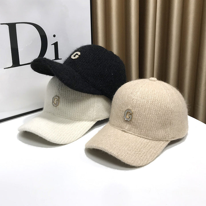 Damen Elegante Strukturierte Fleece Baseball Cap Skanto