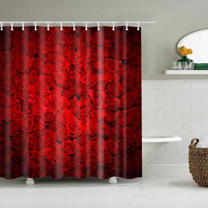 Duschvorhang Skanto mit Blumenmuster