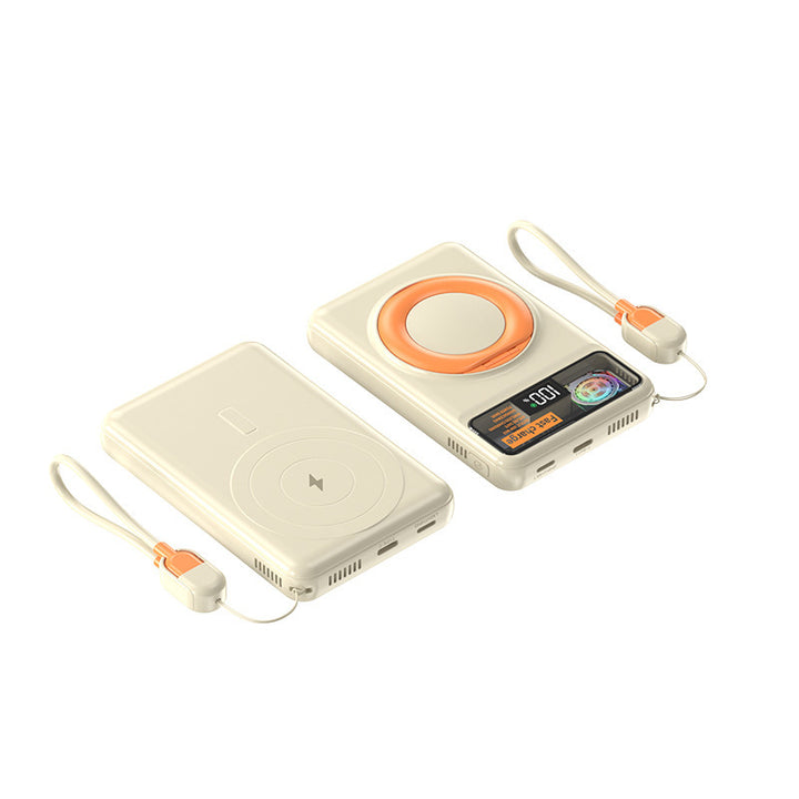 Tragbare Powerbank mit Schnellladefunktion und LED-Anzeige Skanto
