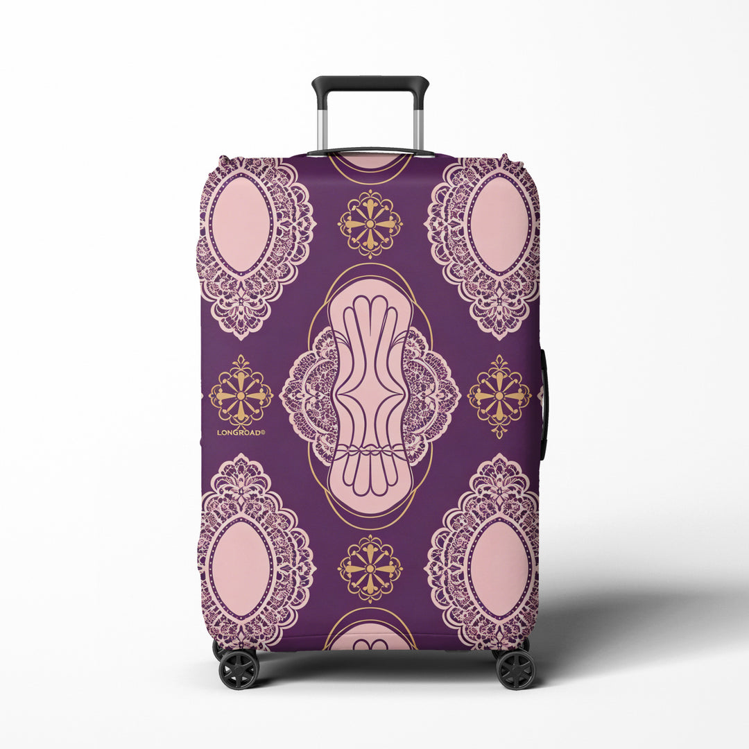 Damen Kofferhülle mit einzigartigem handgezeichnetem Design Skanto