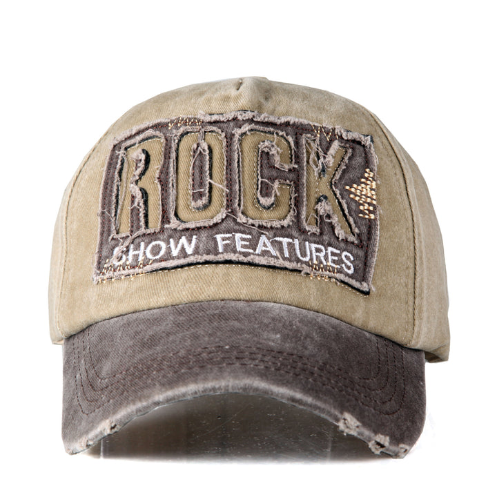 Herren Distressed Baseball Cap mit Grafik, verstellbar Skanto