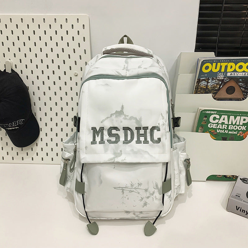 Urbaner Rucksack mit künstlerischem Design