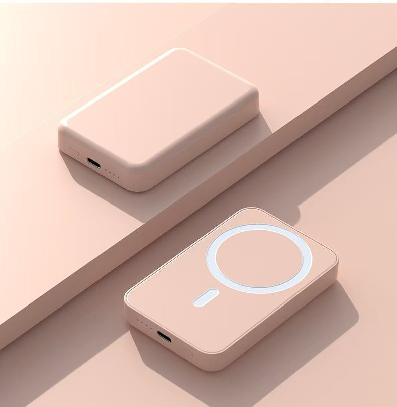 Powerbank mit kabellosem Laden und LCD-Bildschirm Skanto