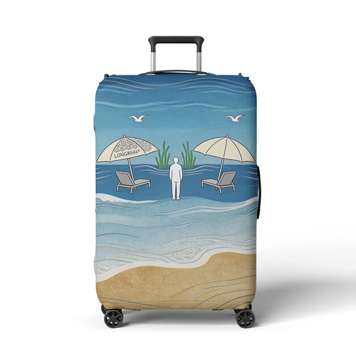 Damen Kofferhülle mit Strandmotiv Skanto