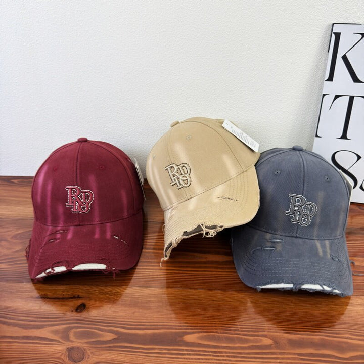 Damen Baseballkappe aus Baumwolle im Used-Look, klassisch, Skanto