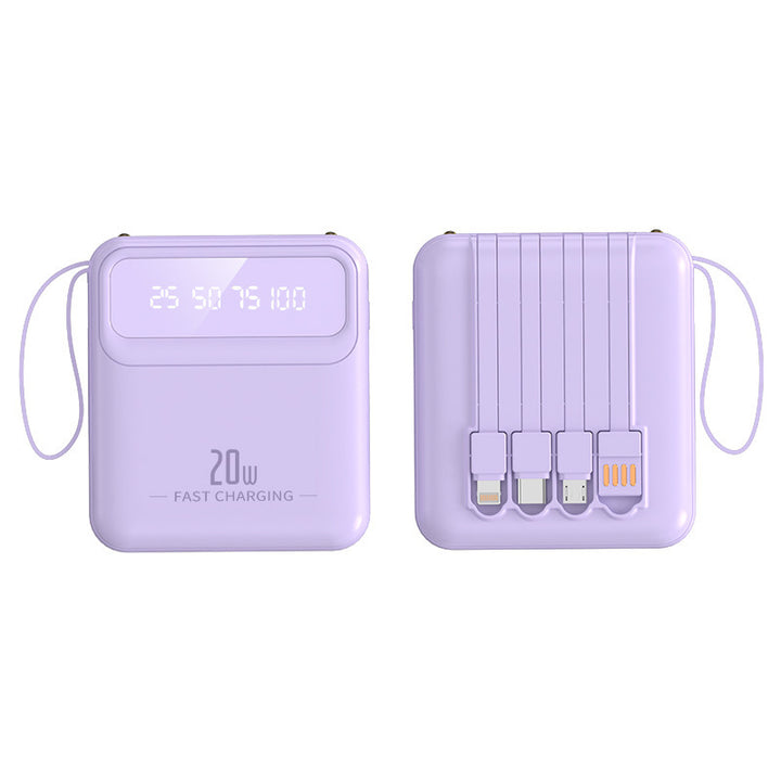 Tragbare Powerbank mit integrierter Multifunktions-Ladetechnologie Skanto