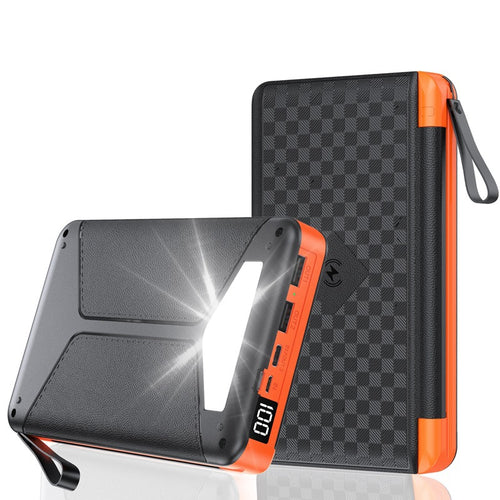 Tragbare Solar-Powerbank mit multifunktionaler Ladefunktion Skanto