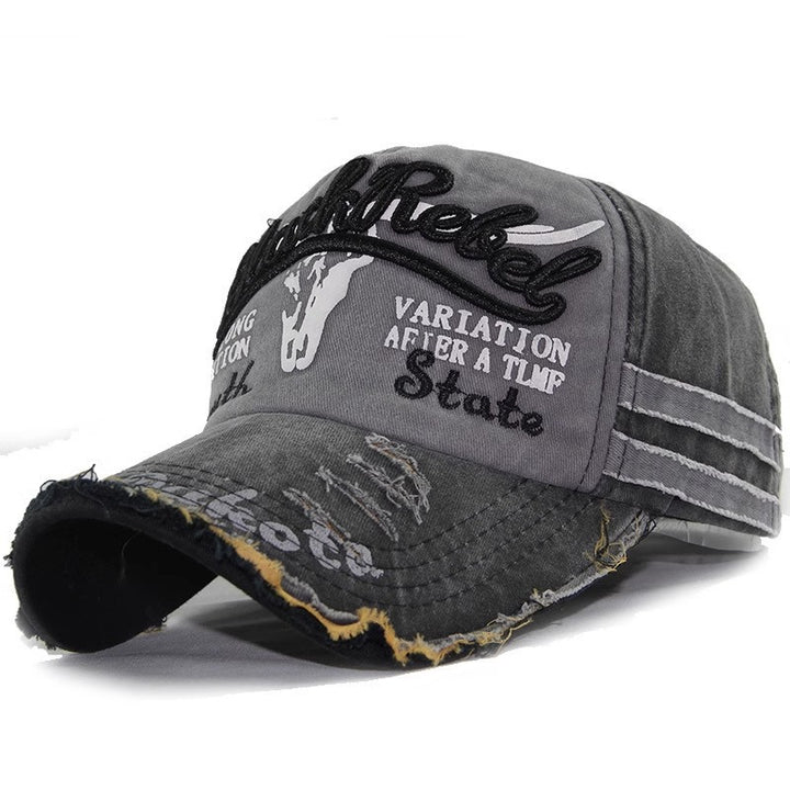 Damen Baseballkappe im Used-Look mit Grafik Skanto 1784083658