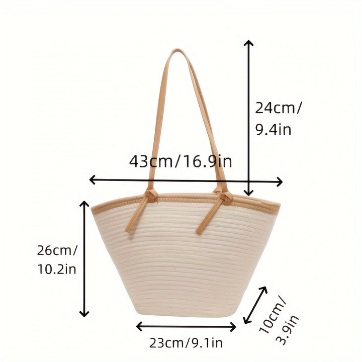 Strandtasche mit gewebter Struktur Skanto
