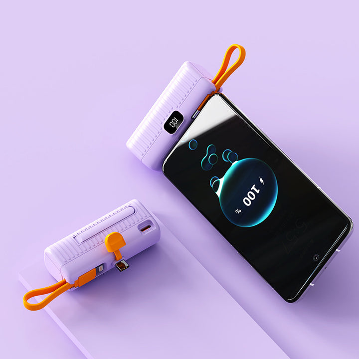 Leistungsstarke Powerbank mit Digitalanzeige und innovativem Design Skanto