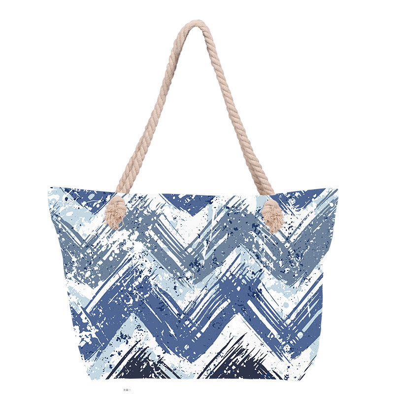 Strandtasche mit stilvollem Blumendesign Skanto