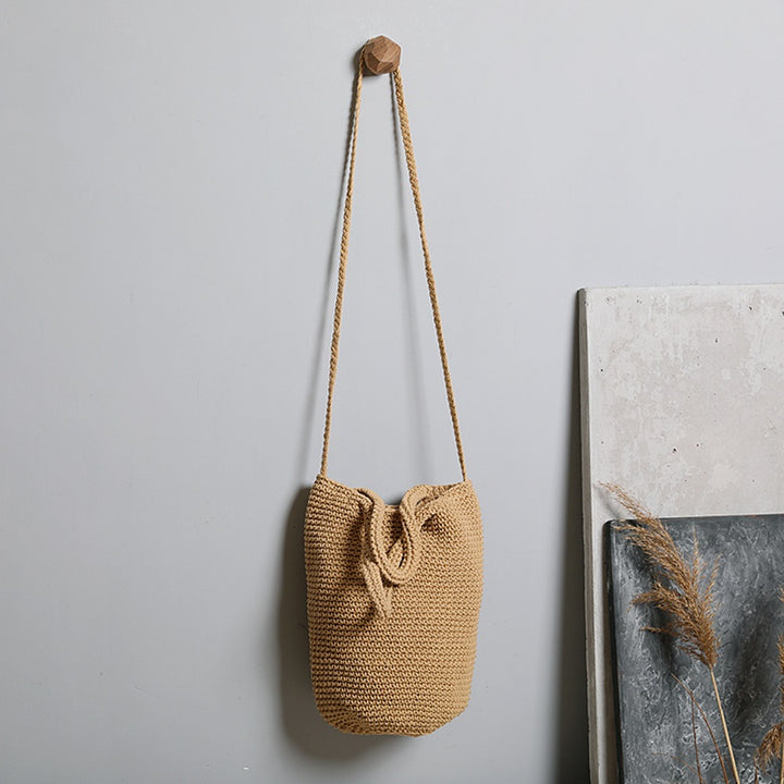 Handgemachte Jutetasche mit verstellbarem Schultergurt Skanto