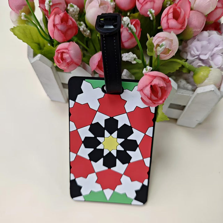 Unisex Gepäck-Identifikator mit geometrischem Muster Skanto