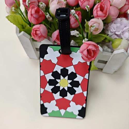 Unisex Gepäck-Identifikator mit geometrischem Muster Skanto
