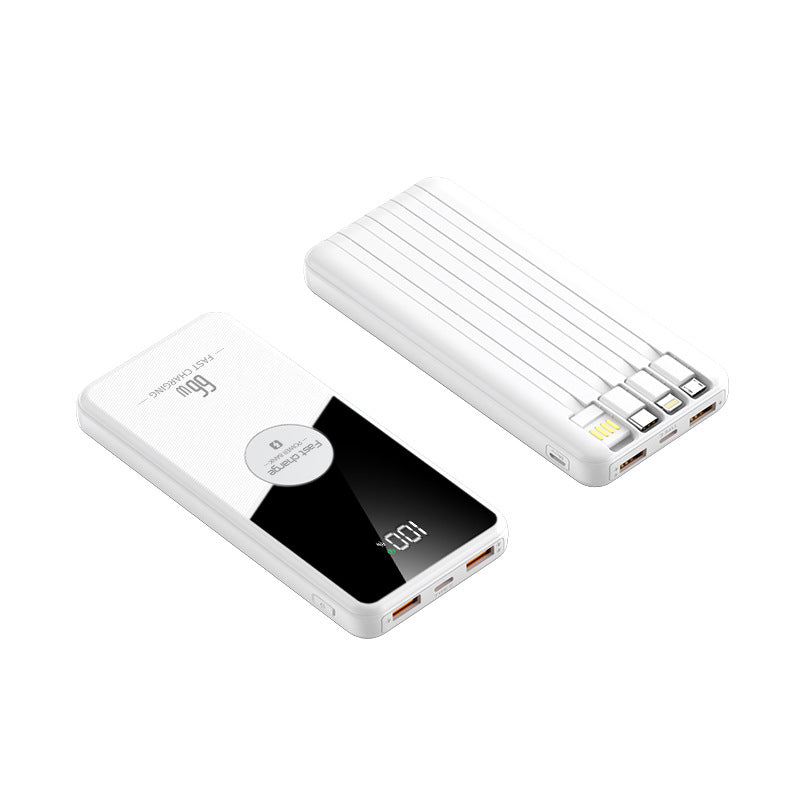 Powerbank mit intelligenter Ladeanzeige und mehreren Anschlüssen Skanto