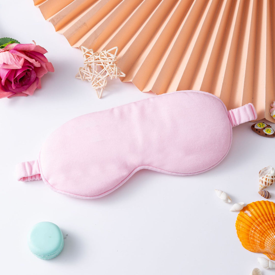 Leichte Baumwoll-Schlafmaske für Damen mit ergonomischer Polsterung und elastischem Komfortband Skanto
