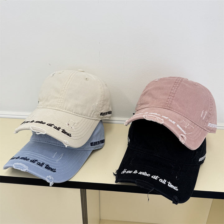 Vintage Distressed Baseballkappe für Herren Skanto