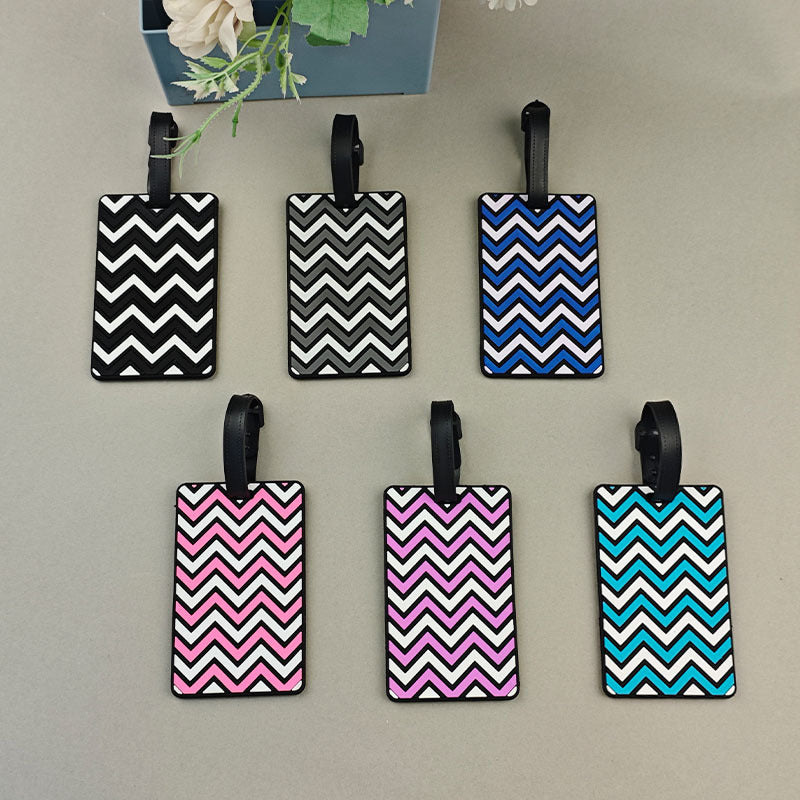 Unisex Chevron-Muster Gepäckanhänger Skanto