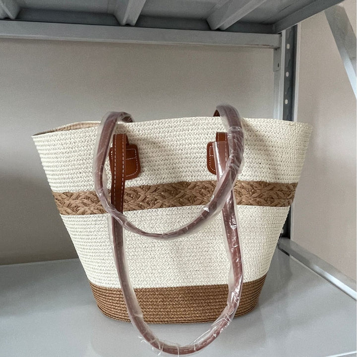 Elegante geflochtene Tragetasche Skanto