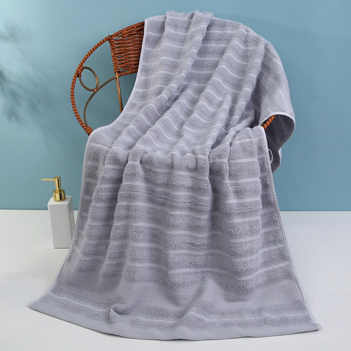 Luxus-Frotteehandtuch mit elegantem Streifenmuster Skanto