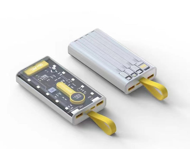 Powerbank mit LCD-Bildschirm und Schnellladegerät Skanto
