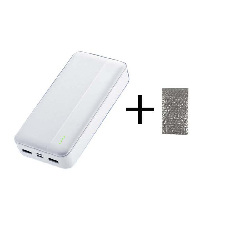 Tragbare Powerbank mit hochwertiger Oberflächentextur und Schnellladefunktion Skanto