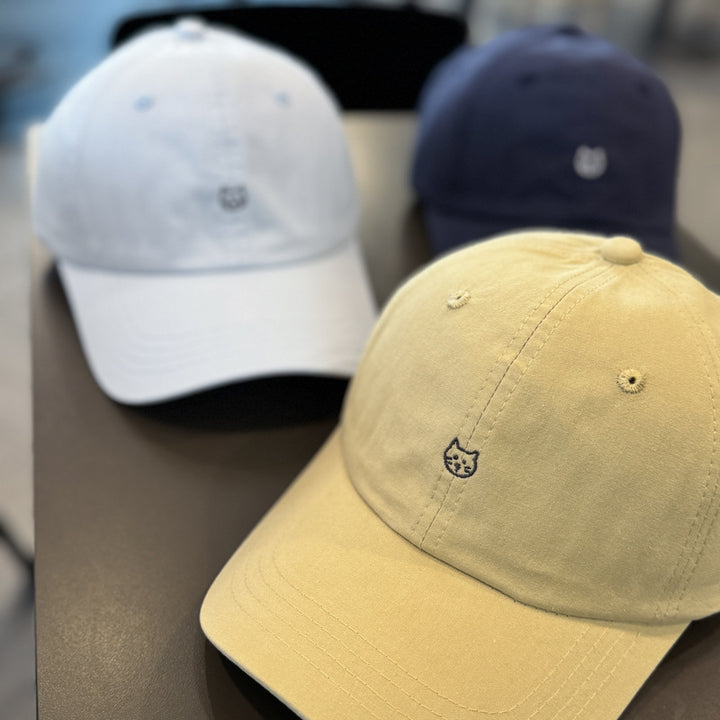 Unisex Baseballkappen mit süßer Katzenstickerei Skanto