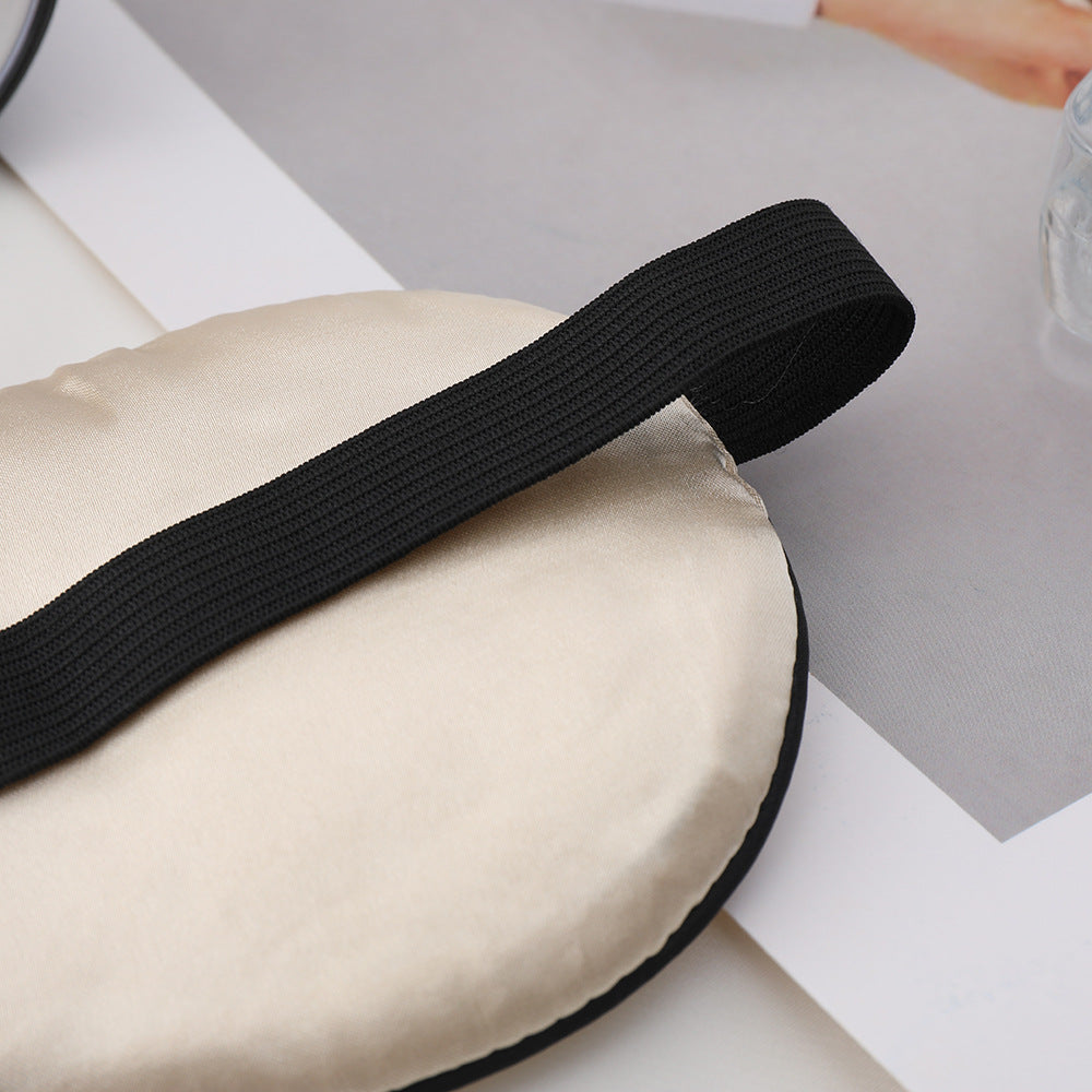 Unisex Skanto Bestickte Kontur-Schlafmaske mit dekorativer Schriftstickerei und verstellbarem Gummiband