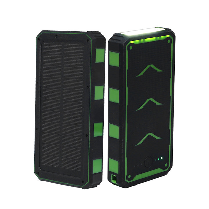 Solarbetriebene Hochleistungs-Powerbank mit robustem Gehäuse Skanto