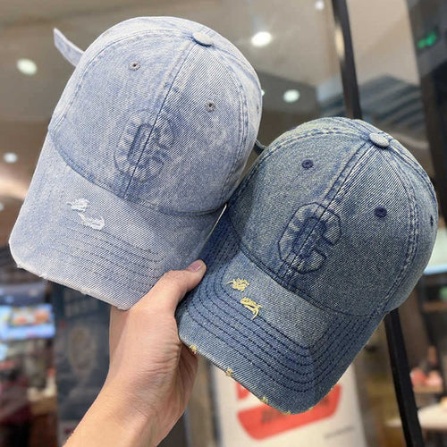 Baseballkappe aus Denim im Used-Look für Herren Skanto 1784188308