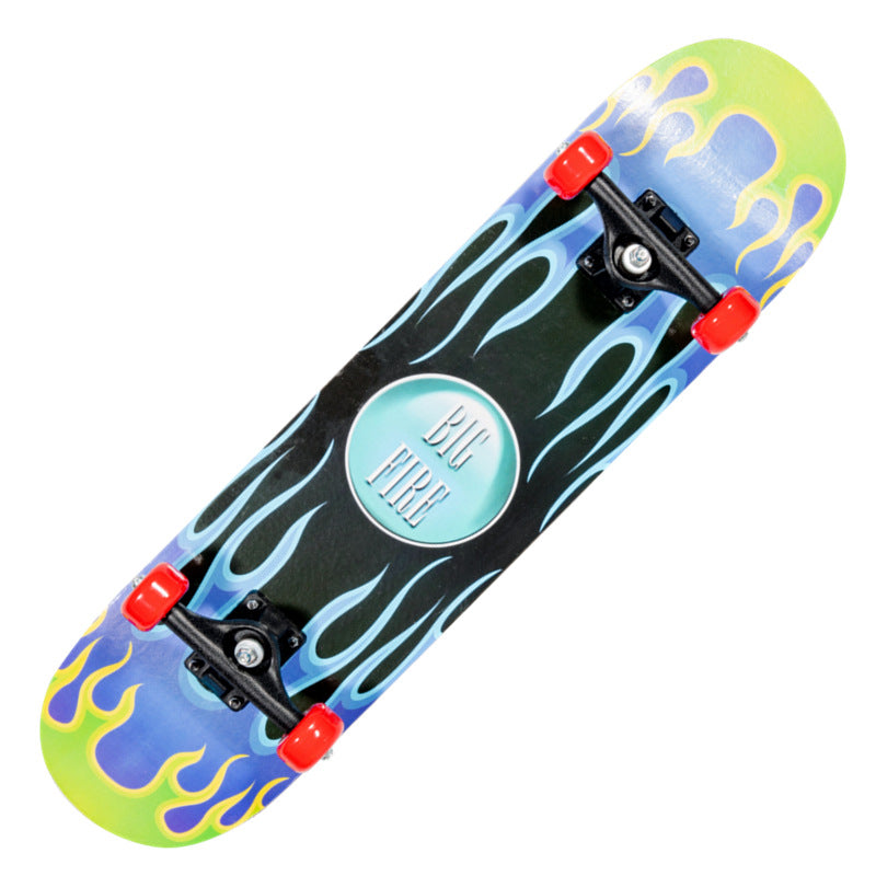 Skateboard mit Drachengrafik Skanto