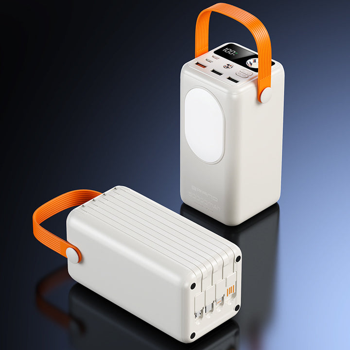 Tragbare Powerbank mit multifunktionalem LED-Licht und intelligenter Ladeanzeige Skanto