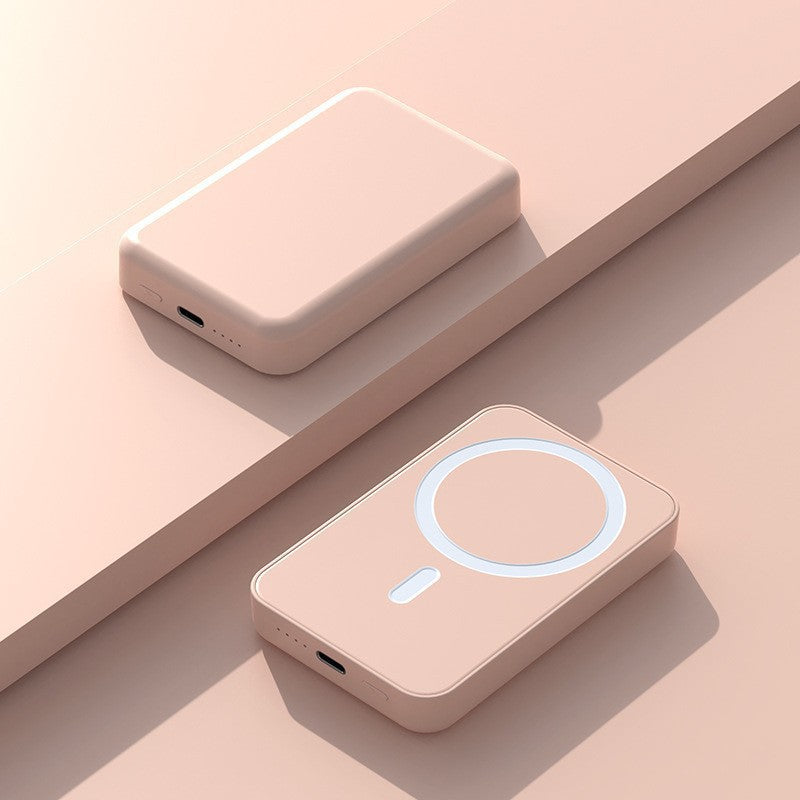Magnetische Powerbank mit kabelloser Ladefunktion Skanto